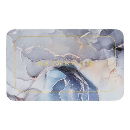 2 Pcs Medium Size Water Absorbent Anti-Slip Bath mat multicolored