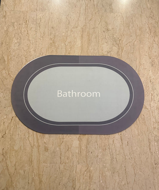 2 Pcs Large Size Water Absorbent Anti-Slip Mat